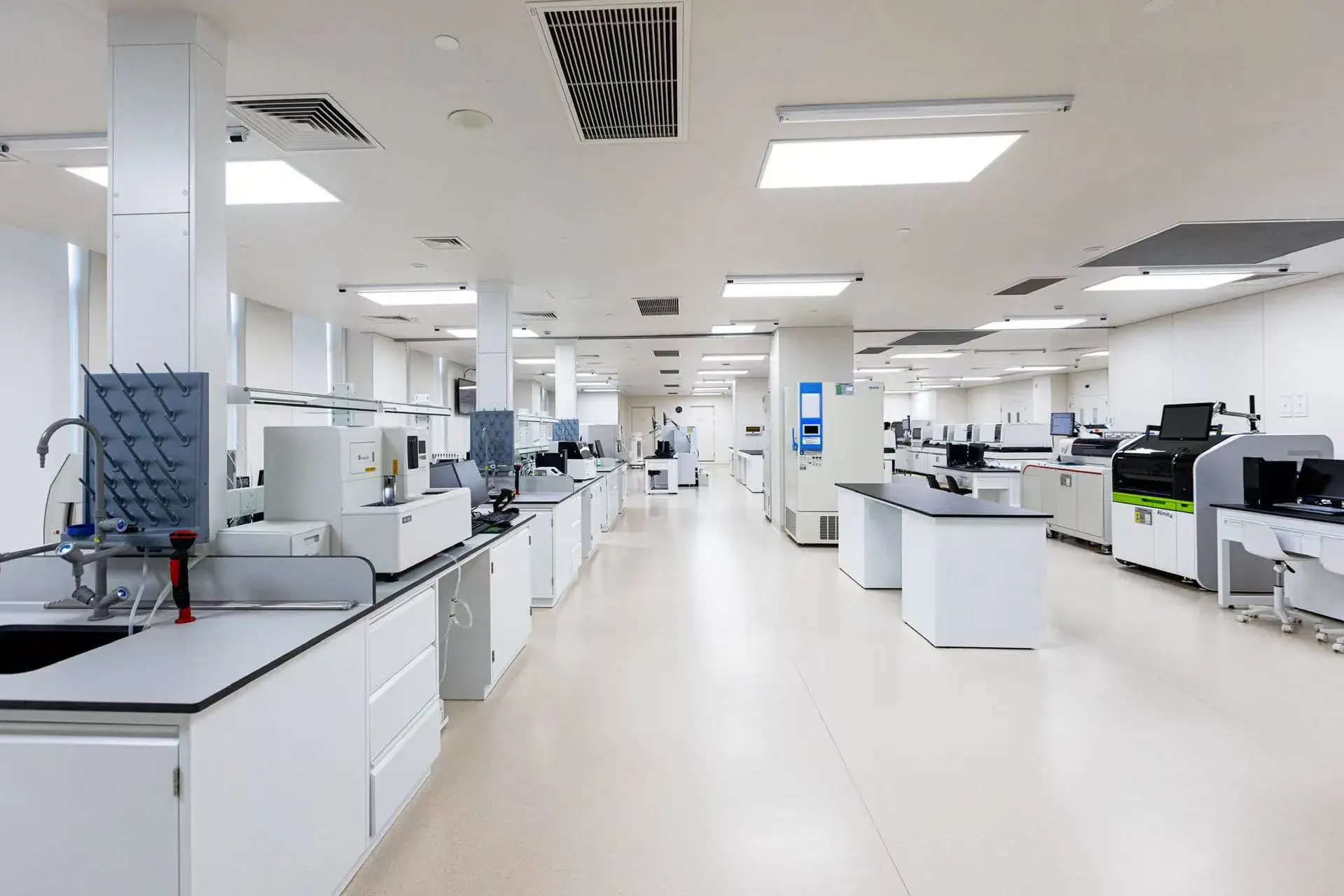 The laboratory where antibody screening is carried out.