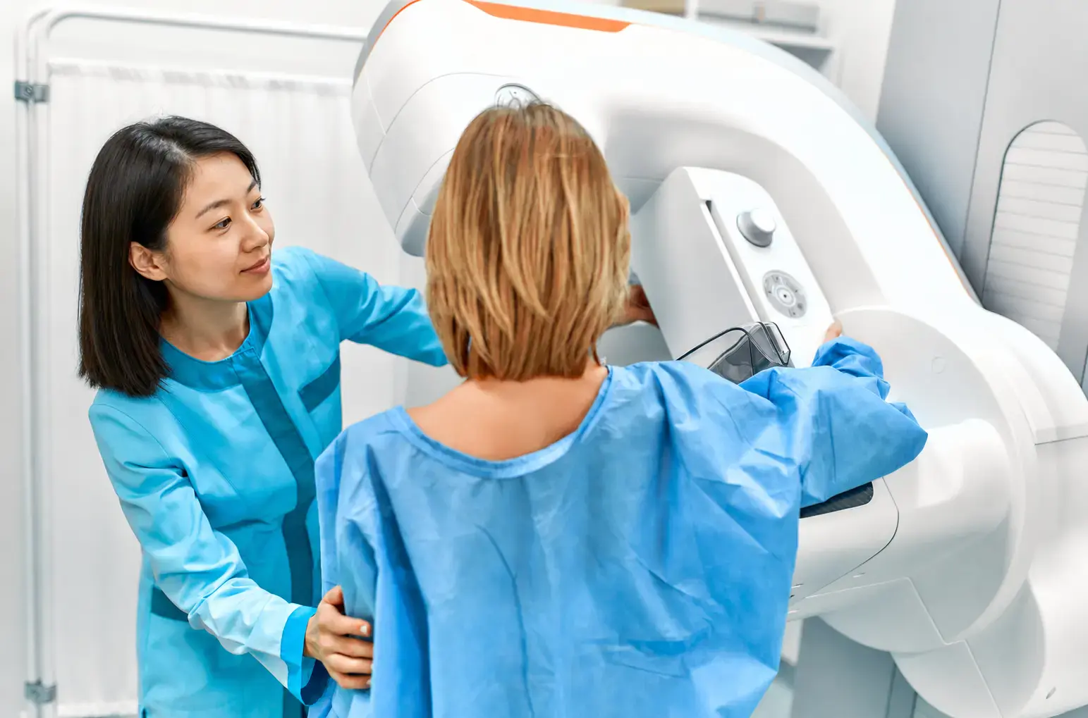 A screening appointment with an attending doctor.