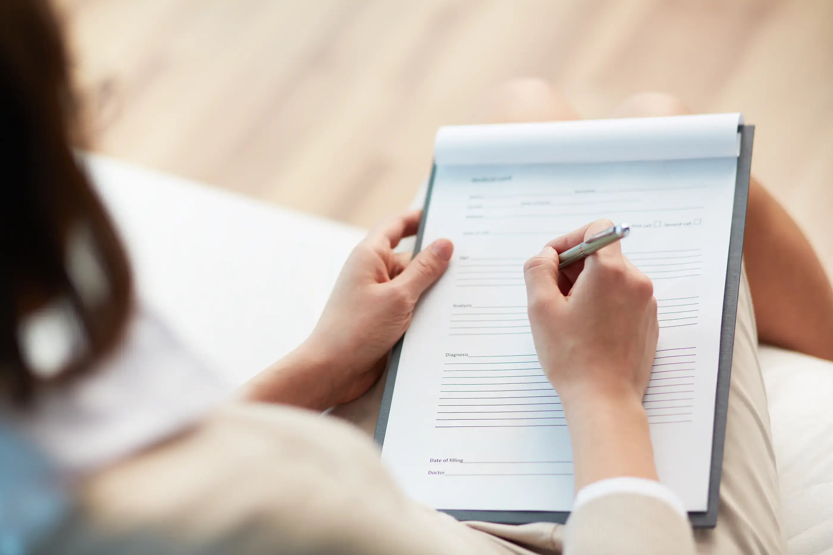 A printed health record ready to share with your own doctor.
